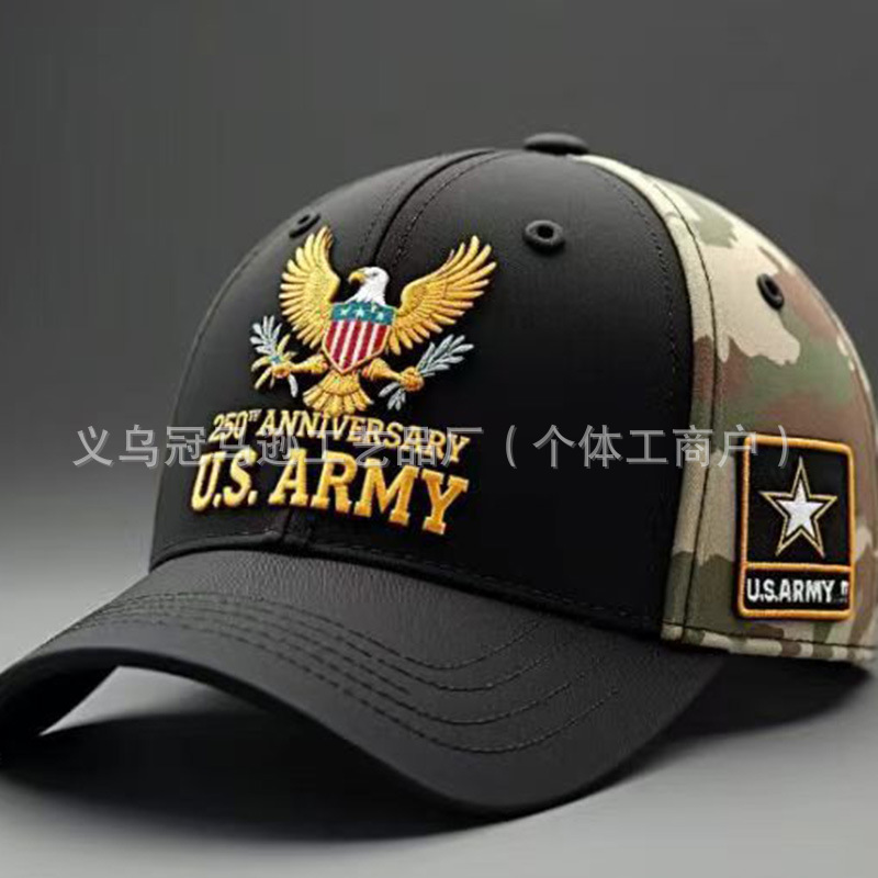 老鹰棒球帽250周年刺绣纪念帽南瓜鸭舌帽 250th Anniversary Cap|undefined
