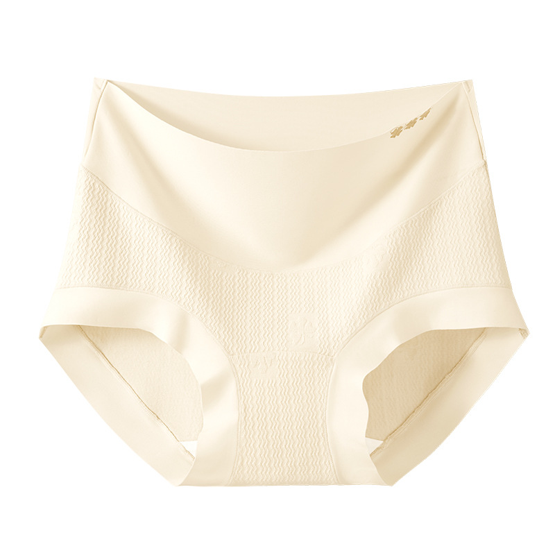 Ropa interior de algodón de gran tamaño entrepierna antibacteriana entrepierna larga 200 kg entrepierna de algodón de cintura alta trébol de cuatro hojas calzoncillos de algodón suave para mujer