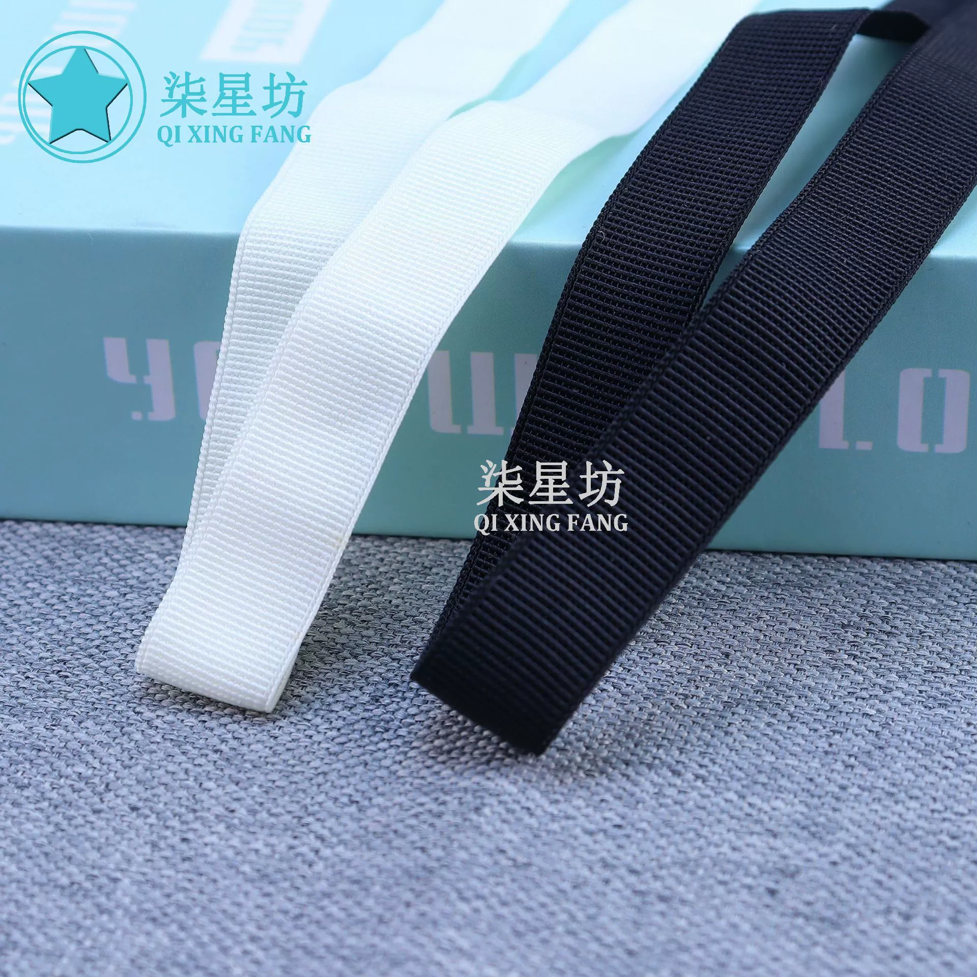 Пятно черно-белая обувь с эластичная двухсторонняя реберная эластичная плоская лента