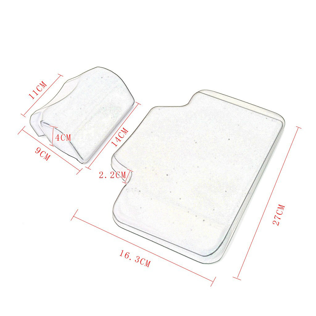 Rear Shock-Absorbing Pu Self-Skinning Foam Backrest Cushion |   Motorcycle Small Tail Box Comfort Upgrade Accessories