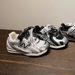中大童2025秋季新款复古百搭轻便运动鞋网面透气男女童软底跑步鞋