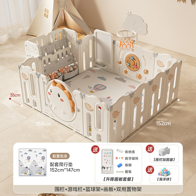 Baby juego valla valla protector de bebés esterilla de rastreo interior niños hogar sala de estar seguridad juguetes para niños pequeños