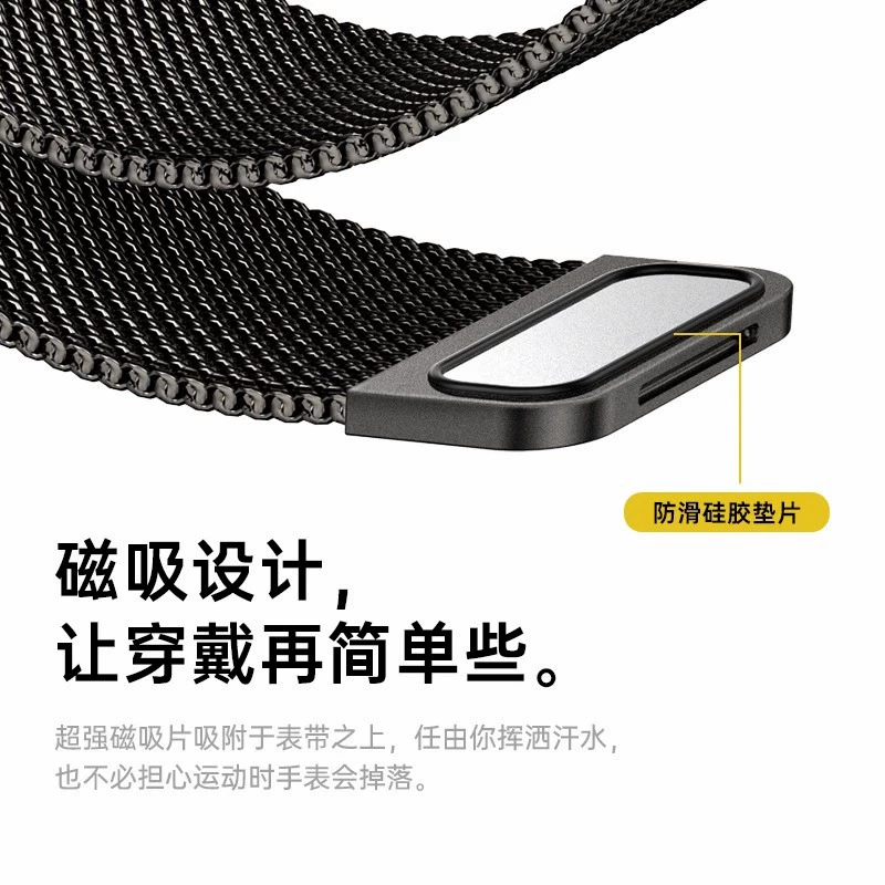 Подходит для Apple iwatchs10 из нержавеющей стали с металлическим магнитом S9876 Milanis ремешок для часов