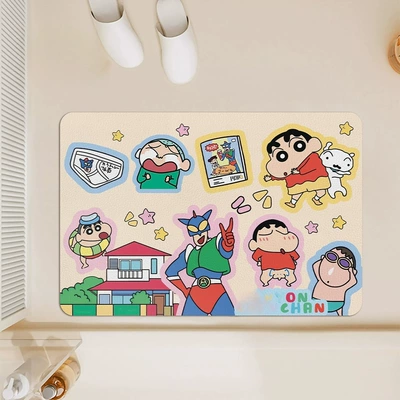 New Xiaoxin Diatom Mud Bathroom Mat, Water-Absorbent, Quick-Drying, Non-Slip Mat for Home Entrance, Door Mat, Foot Mat (Avtomobil döşəmə paspasları) - colorful-little-new-4060-wear-resistant-and-dirt-resistant-diatom-mud