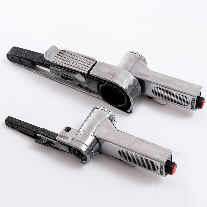 气动风研工业级气动砂带机角角磨机改砂带机 环带机 抛光机