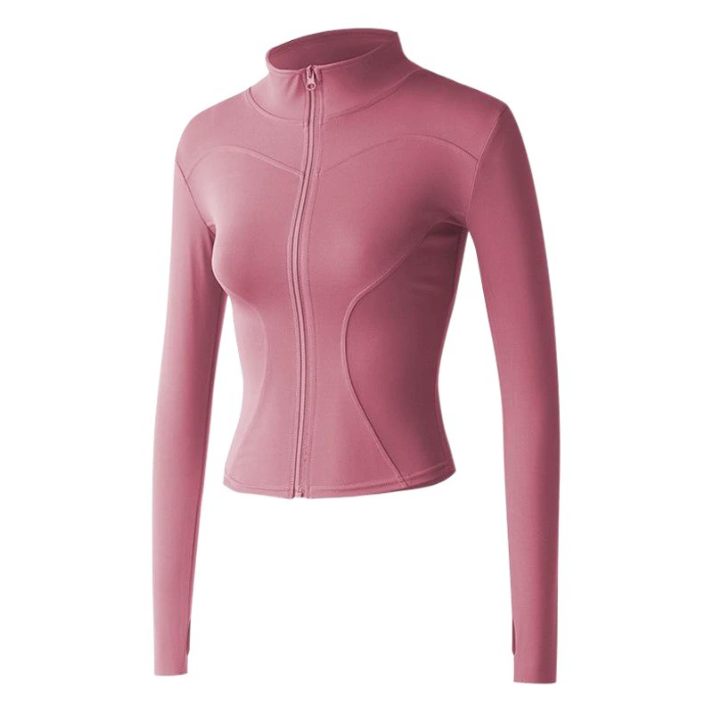 Спортивная куртка Juyitang для йоги и бега, женская, облегающая, приталенная, весна-осень