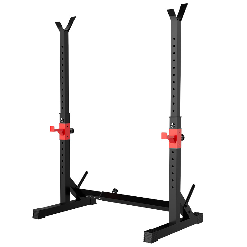 Banco de prensa Barbell traje ajustable alta barra rack Banco prensa fitness equipo hogar hombres pórtico Squat rack