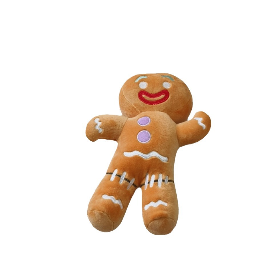 INS nuevo lindo panqueque hombre muñeca biscuit hombre peluche juguete suave niña muñeca Navidad joyería