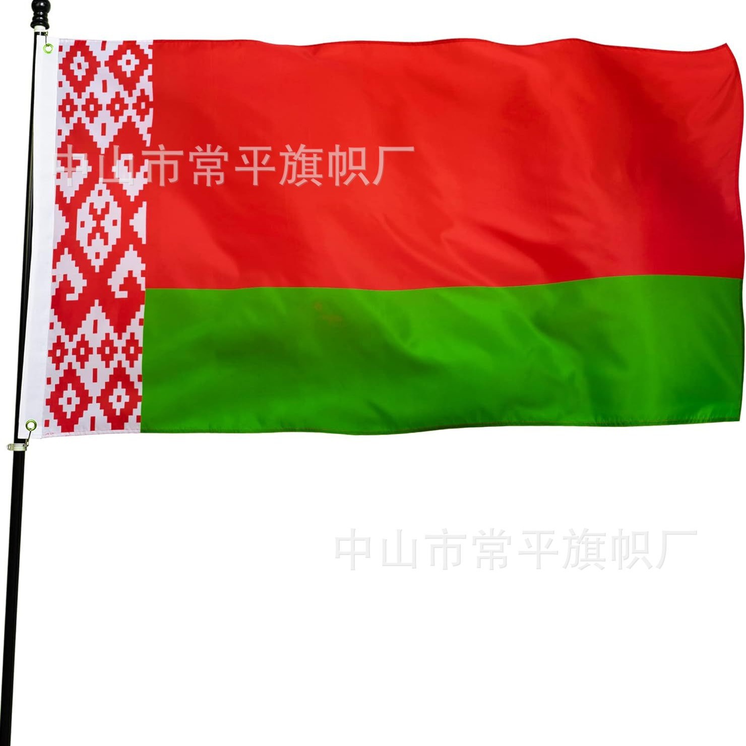 DANF bandera de la UE exportación de bandera transfronteriza 100D poliéster doble bandera 300D cabeza de lona de nylon 3 * 5ft