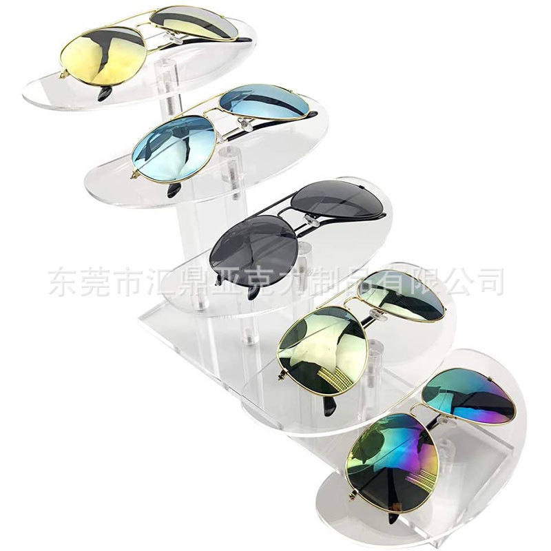 Transparent acrylic glasses display stand creative simple exhibition store display sunglasses storage box