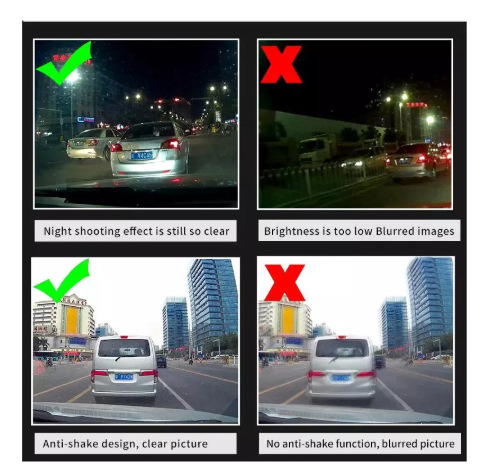 2026 Cross-Border Dashboard-Mounted Dash Cam with No Installation Required, Ultra-High-Definition Infrared Night Vision