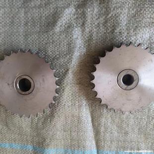 Seed machine sprocket fertilizer machine sprocket seeder 4 points sprocket 26 teeth round shaft sprocket shaft hole can