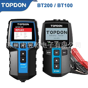 Topdon Bt200/Bt100 Battery Tester Charging Cranking Test Tool