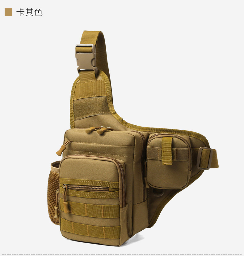 Bolsa de armazenamento para viagens de lazer, bolsa de ombro leve e prática, bolsa para garrafa de água repelente de água para ciclismo ao ar livre masculino, bolsa de ferramentas crossbody