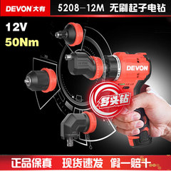 Dayou (デボン) 12V ブラシレスリチウム電気ドリル 5208 ハンド電気ドリル充電式ドリル 50Nm ハンドドライバーデュアル電気