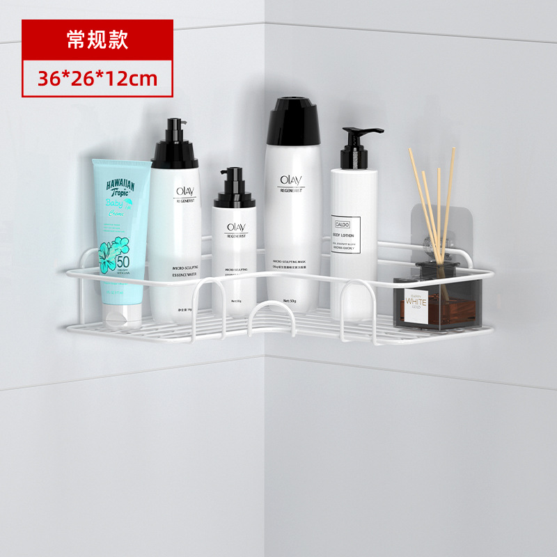 Baño Rack de almacenamiento Punch-libre montado en la pared baño Baño pared triángulo lavabo baño almacenamiento