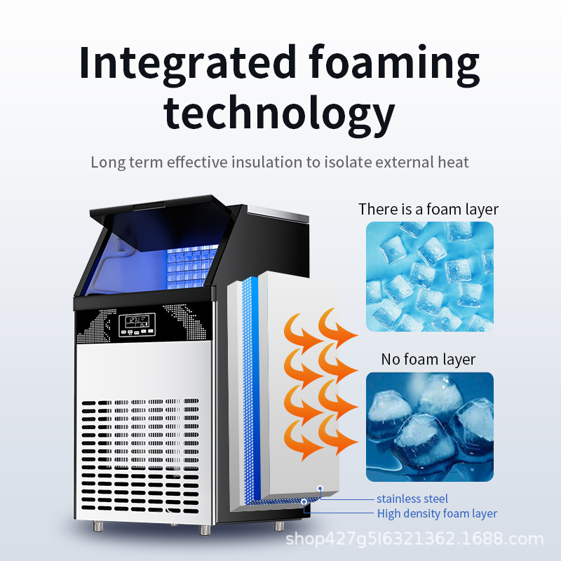 Pequeño bar ice maker para uso en casa; fully automatic square ice