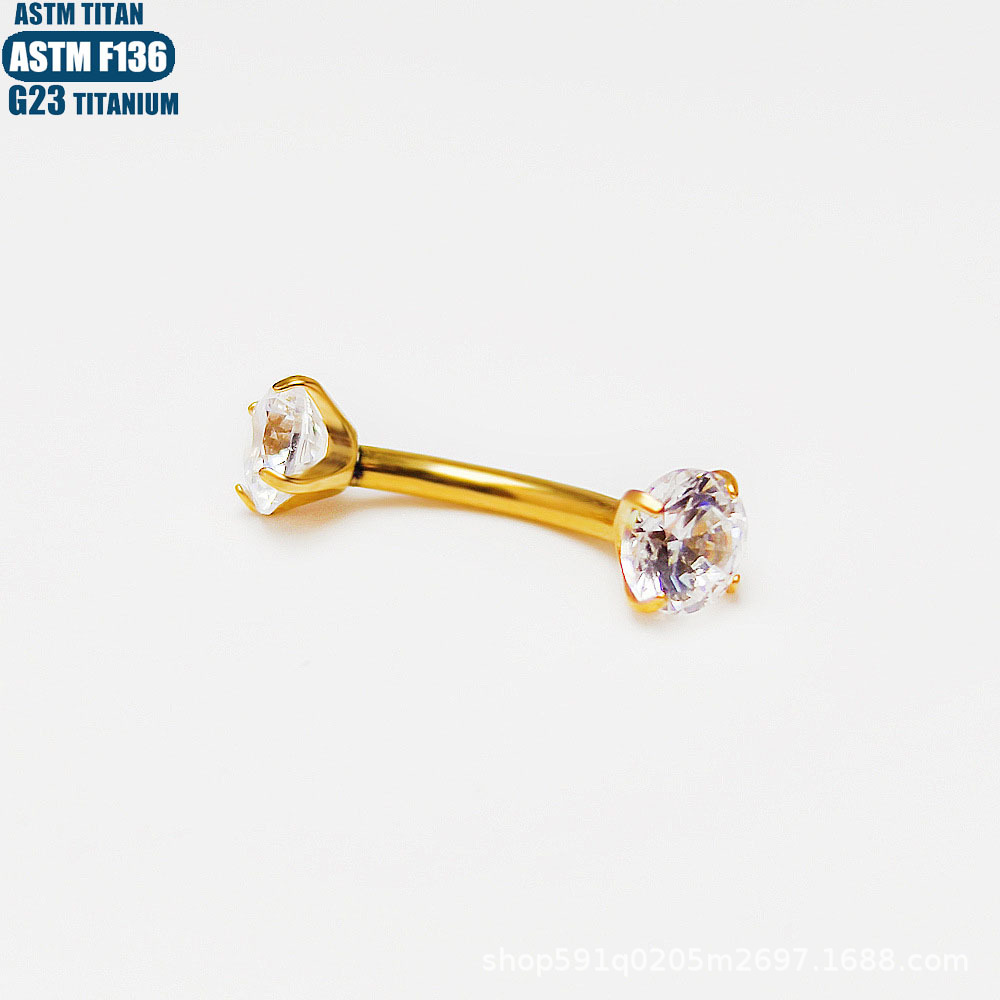 Labret piercing jewelry detail image
