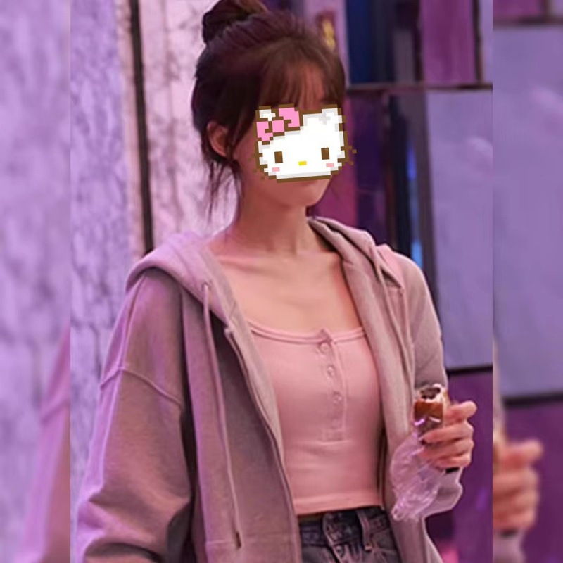 宽松连帽卫衣卫裤早秋外套女2025春秋女装百搭韩系慵懒风休闲套装|undefined