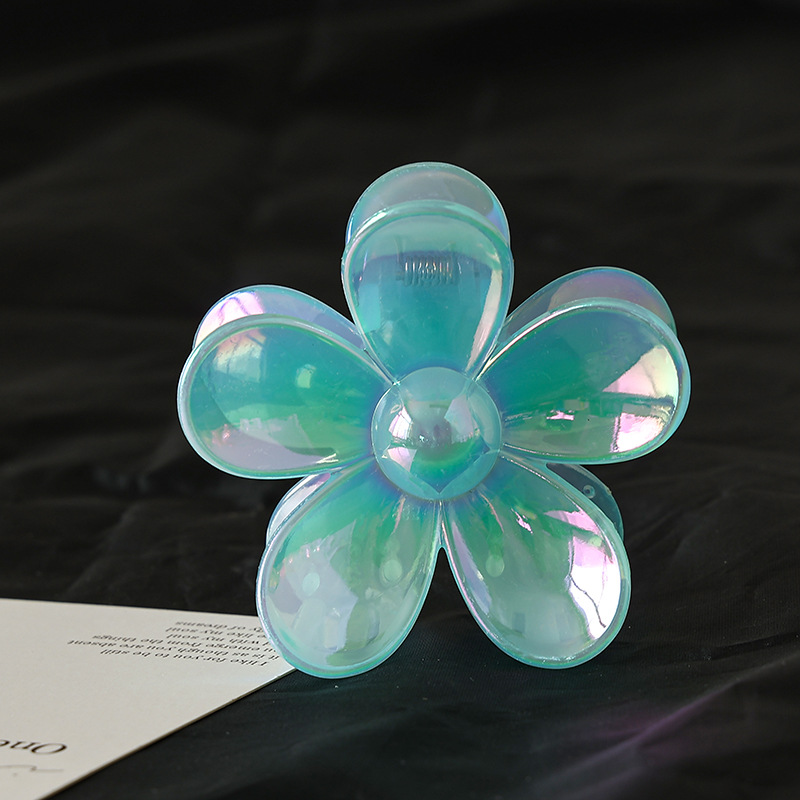 65g Weight Hair Claws Hair Accessories Type 1 Piece Quantity Holiday, Daily Occasion Plastic Material Plumeria Pattern All Seasons Season Women's Gender Plating Design Simple Style Style Simple Style Women's Plumeria Plastic Plating Hair Claws 8