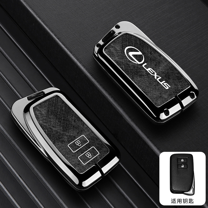 모델 B 2버튼 데님 패턴 [건쉘 블랙 가죽] 싱글 쉘