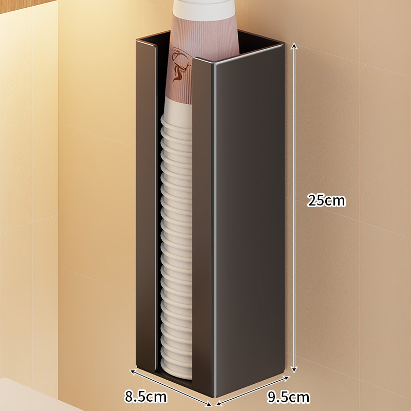 Organizador Magnético de Vasos de Papel de Hierro, De Pared, Sin Perforación, para Refrigerador image 11