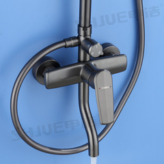 全銅簡約三檔淋浴花灑套裝 家用冷熱水龍頭混水閥浴室淋浴三檔