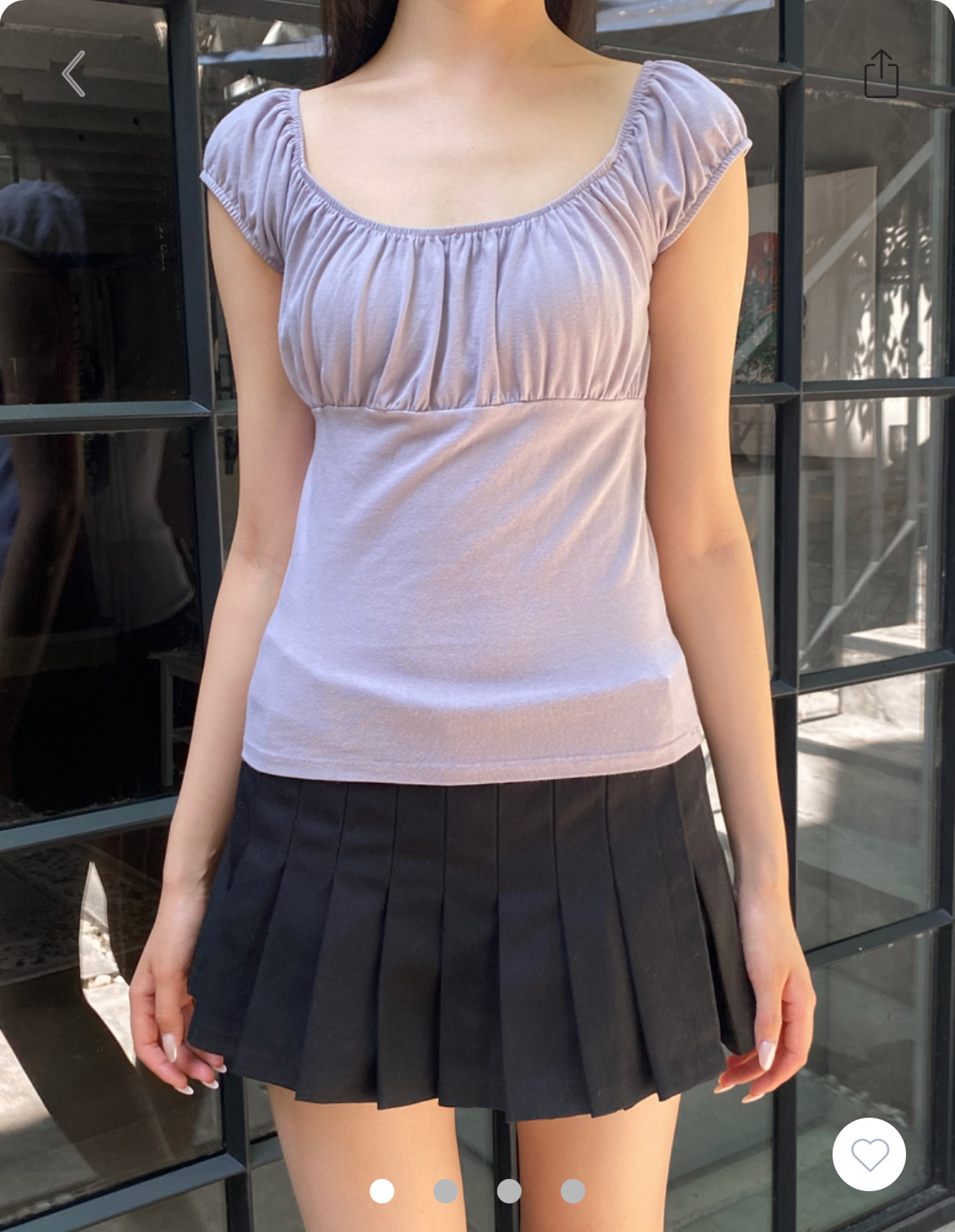 Purple summer T-shirt
