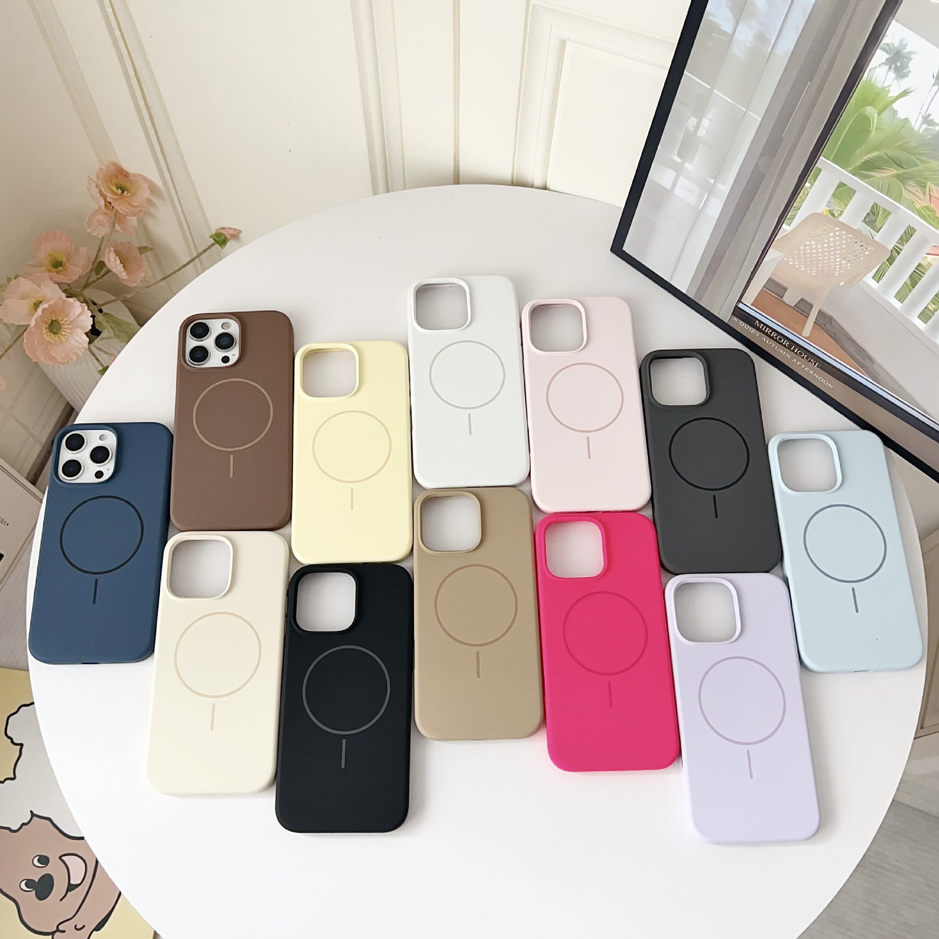 液态硅胶细圈磁吸适用iPhone17air16/15/14promax苹果13/12手机壳