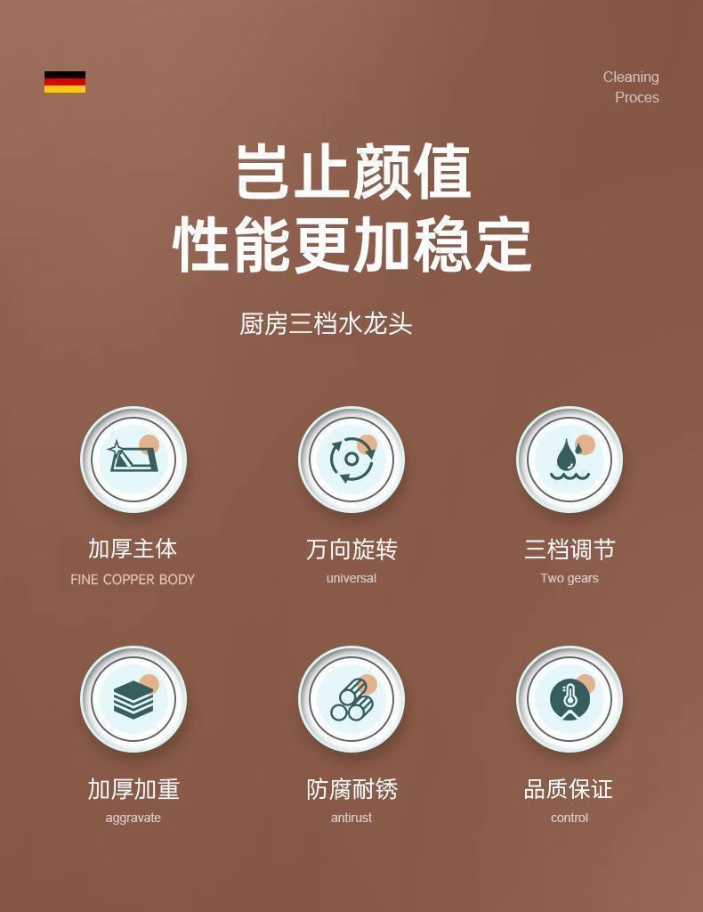 Kitchen faucet, hot and cold water household sink, two-in-one, balcony laundry sink, water universal adapter Application Scenario