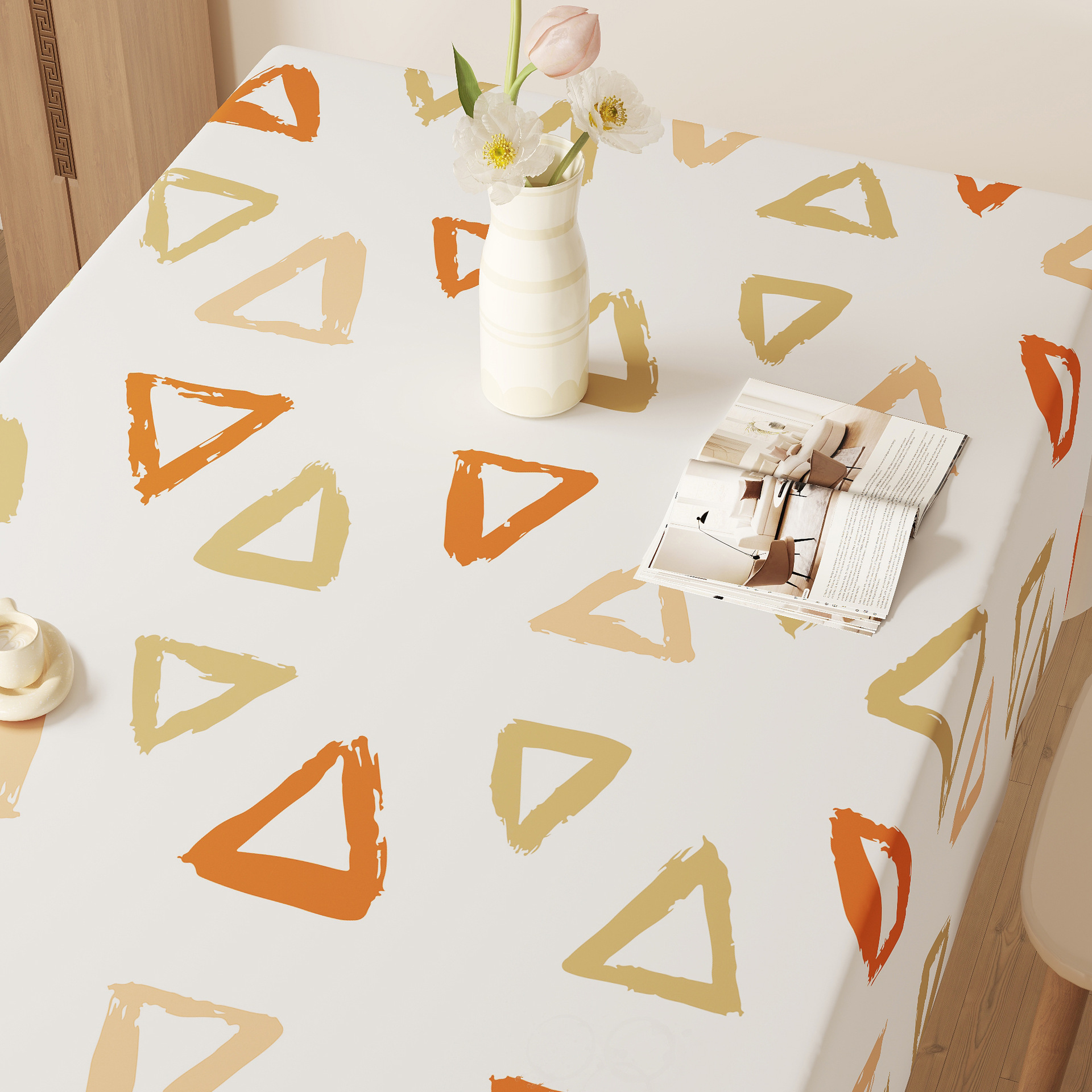 Triángulo bicolor (respetuoso con el medio ambiente, suave e inodoro)