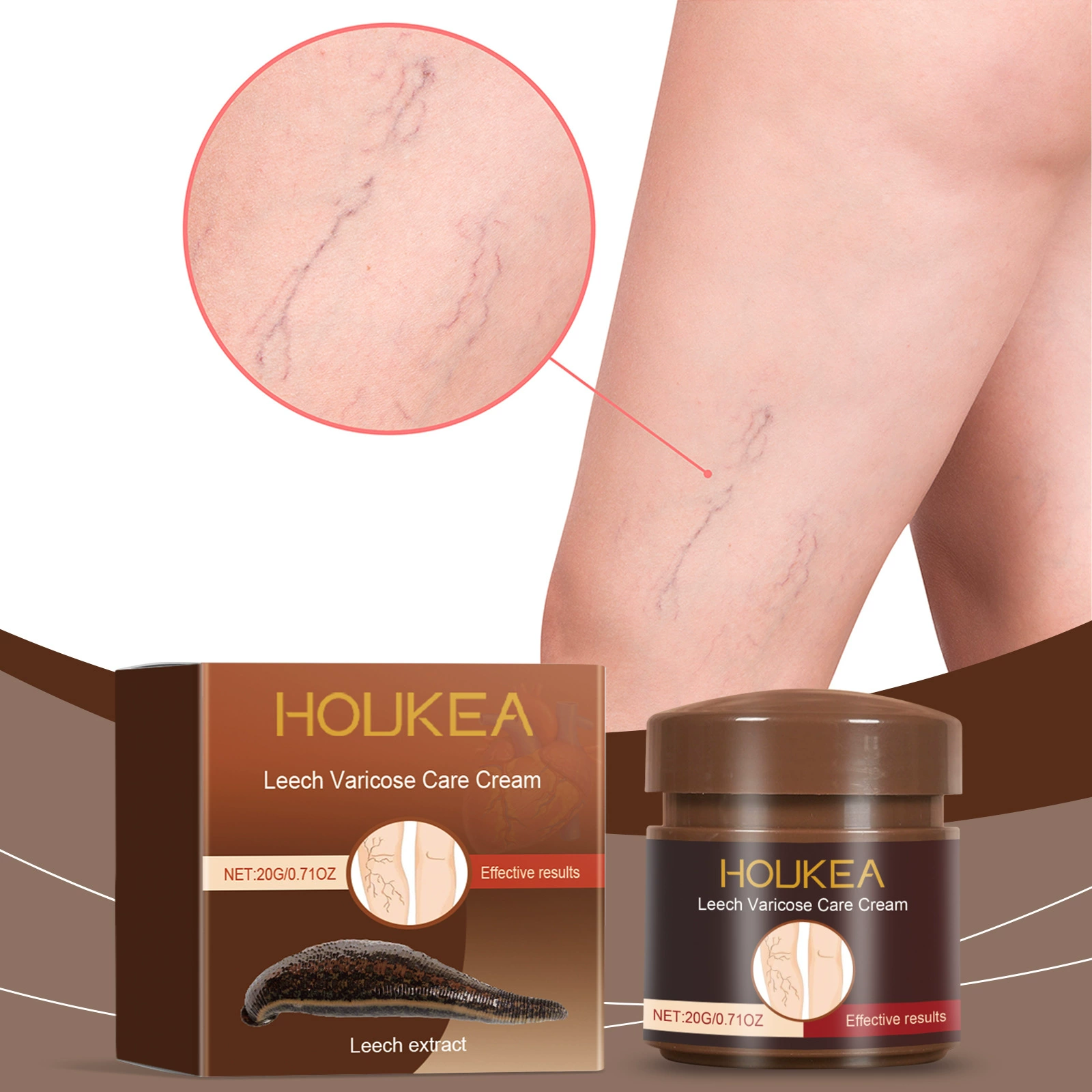 HOUKEA Крем по уходу за телом Мягкий увлажняющий и увлажняющий кожу икры