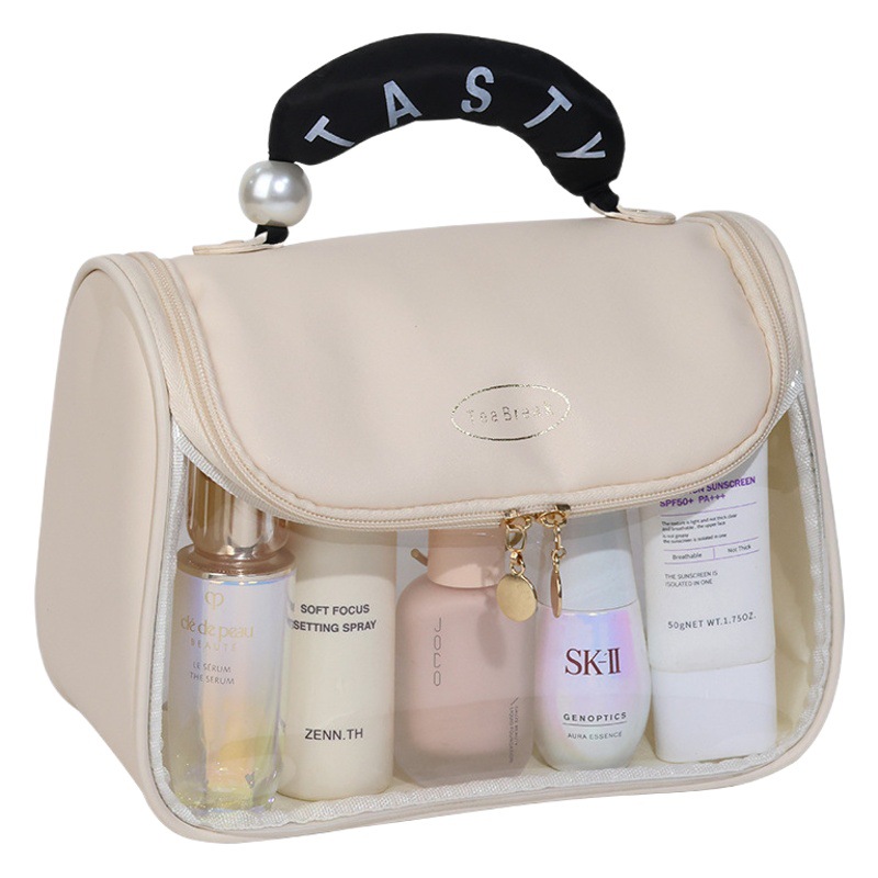 Bolsa de lavado de gancho de viaje bolsa de cosméticos de lavado Portátil Bolsa de almacenamiento portátil de gran capacidad para mujeres bolsa de almacenamiento de lavado y cuidado