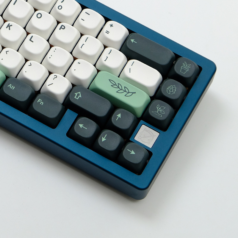 GMK Botanical Garden MOA\KOA Height Spring Green Theme 130 Keys Mechanical Keyboard Magnetic Axis Keyboard Universal PBT GMK Botanical Garden MOA\KOA Height Spring Green Theme 130 Keys Mechanical Keyboard Magnetic Axis Keyboard Universal PBT