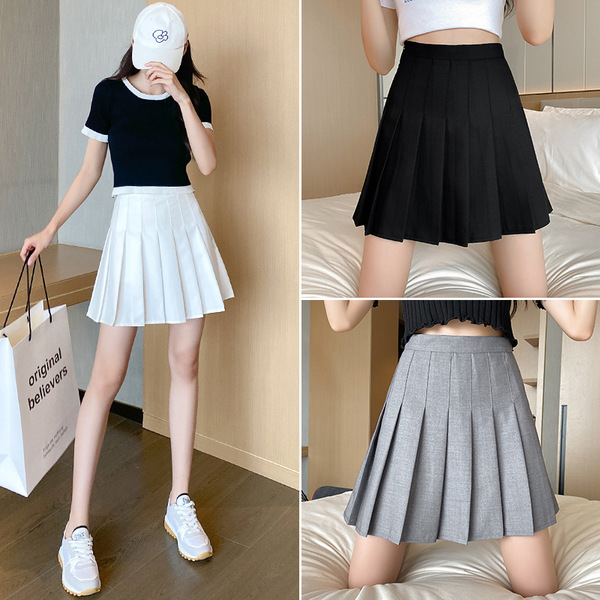 Long student pleated skirt for students