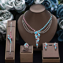 Luxury Bridal Jewelry Set Elegant Wedding Gala Factory Whole