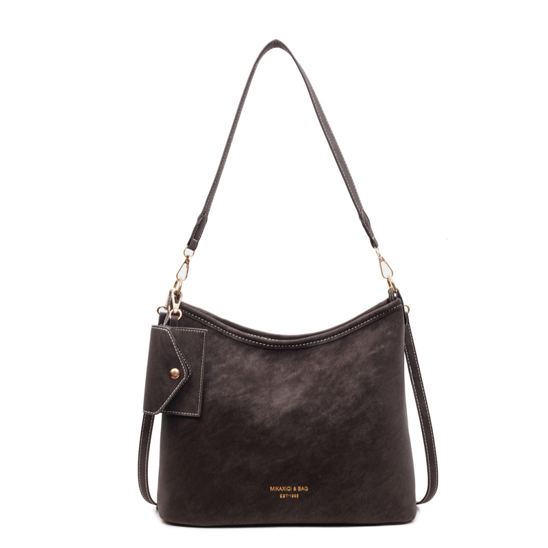 Bolso de tela de seda retro para mujeres 2025 nuevo nicho coreano de gran capacidad bolso de hombro mochila bolsa de moda vagabundo