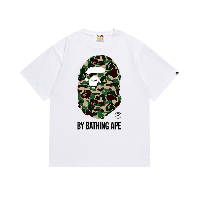 国境を越えた売れ筋BAPE X Miami International MIAMIジョイント漫画男女同型半袖スポーツTシャツトレンディブランド|undefined