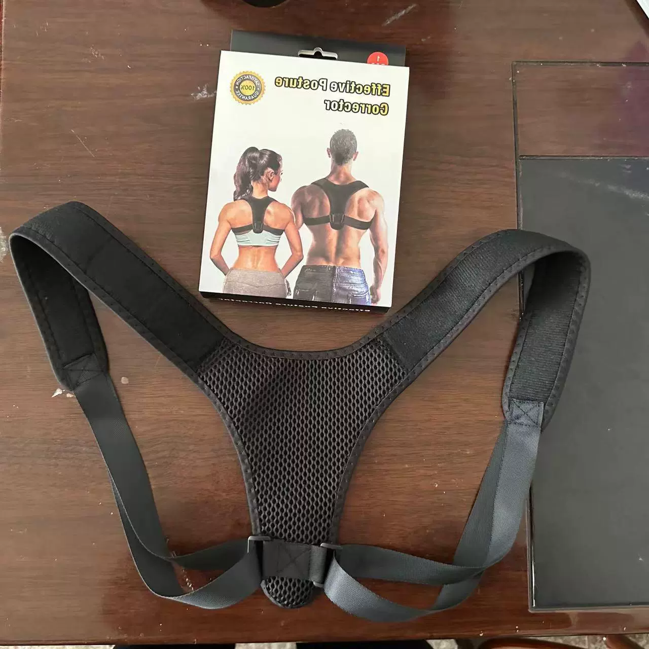 Прямые продажи пояс для коррекции спины Горбатый Пояс для коррекции дышащий ортопедический пояс Регулировка ключицы движение осанки вспомогательный ремень