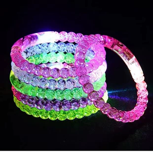 Светящийся браслет с бусинами из акрила LED