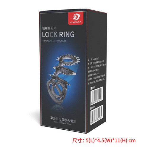 Keel Ring Crystal Sleeve Resistant Complex Ring Men's Wolf Braces Couples Shared Male Semen Locking Ring Adult Sex Toys