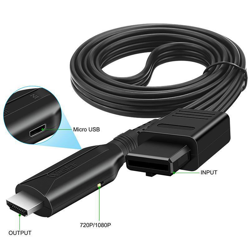 Hd N64 to HDMI Converter Is Suitable for Nintendo N64/Gamecube/Snes Plug-In and Play