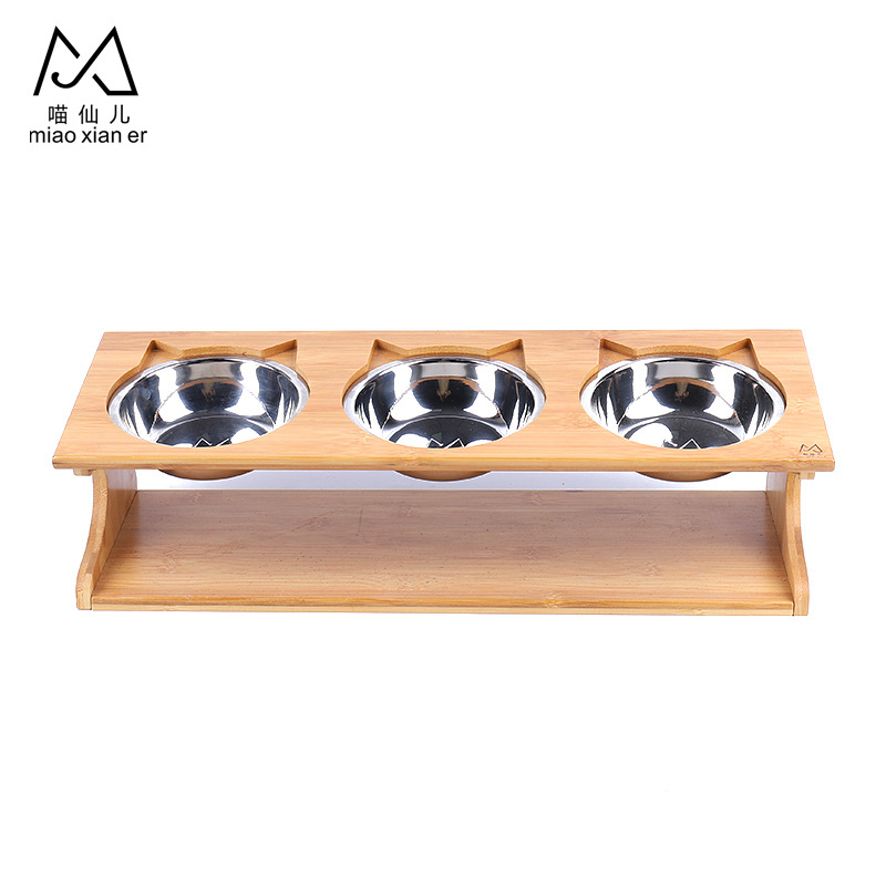 심플 대나무 3 그릇 스테인레스 그릇