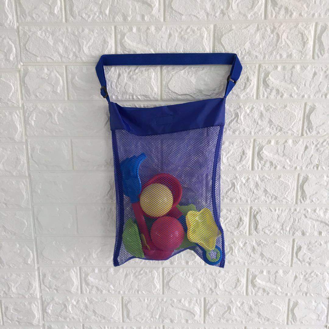 Fábrica al por mayor de múltiples capas de los niños bolsa de almacenamiento de juguete plegable bolsa de almacenamiento portátil bolsa de arena herramienta de excavación bolsa de red