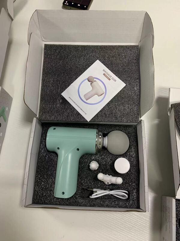 跨境迷你筋膜枪电动按摩器放松肌肉强电动冲击健身器材女生按摩仪|undefined