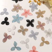 韩版刺绣蕾丝花片三叶草五瓣花diy发饰头饰衣服裙子鞋帽花朵辅料