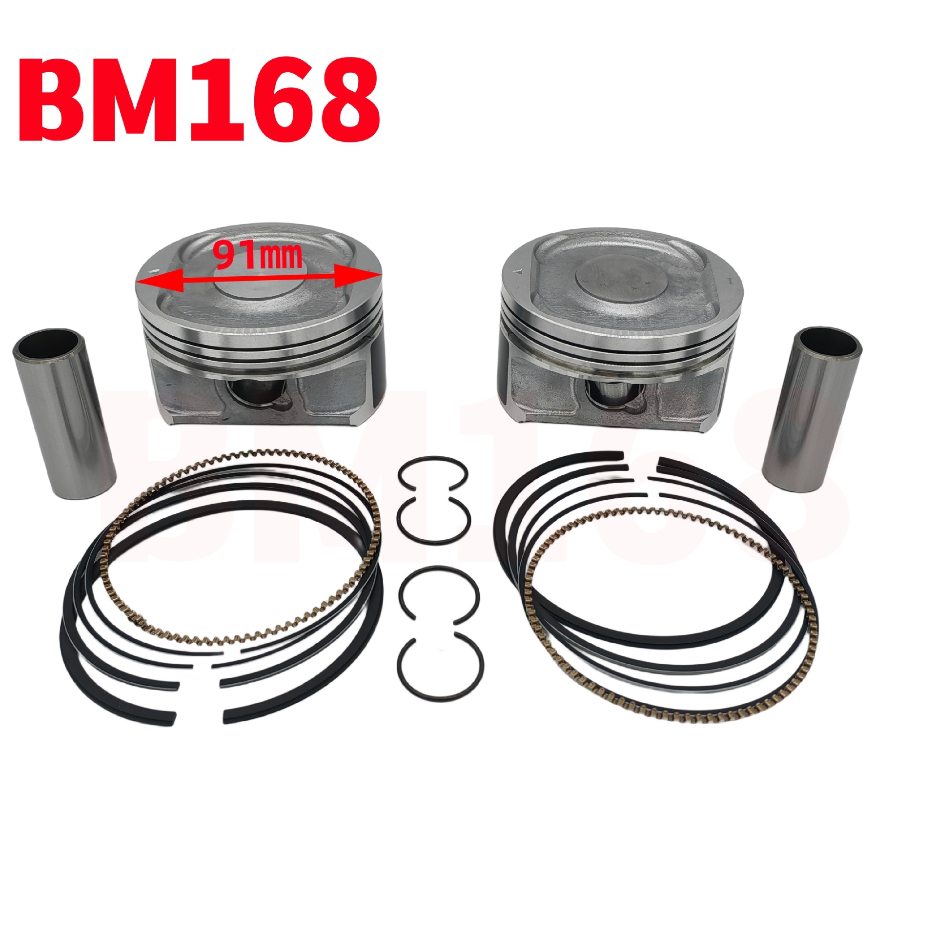 Suitable for spring breeze CF800 cylinder piston ring 800cc 91mm bore motorcycle engine set cylinder accessories