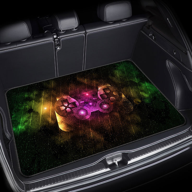 Cross-border American car trunk mat crystal velvet floor mat dirty and easy to take care of car sound insulation mat items dust mat