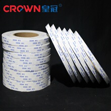 crown#612双面胶超薄耐高温无纺布613耐热发热片高粘#611双面胶带