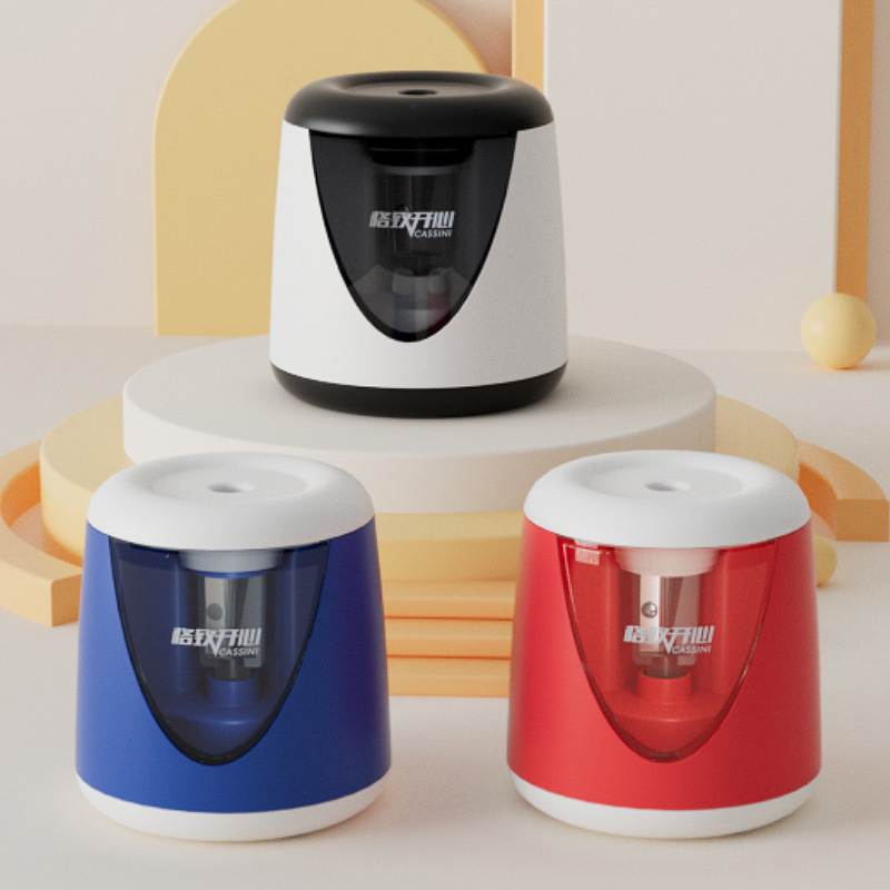 Sacapuntas de lápiz eléctrico fuente de alimentación de la batería Sacapuntas de lápiz de doble fuente de alimentación Sacapuntas de lápiz batería de litio Sacapuntas de lápiz automático núcleo cuchillo libre